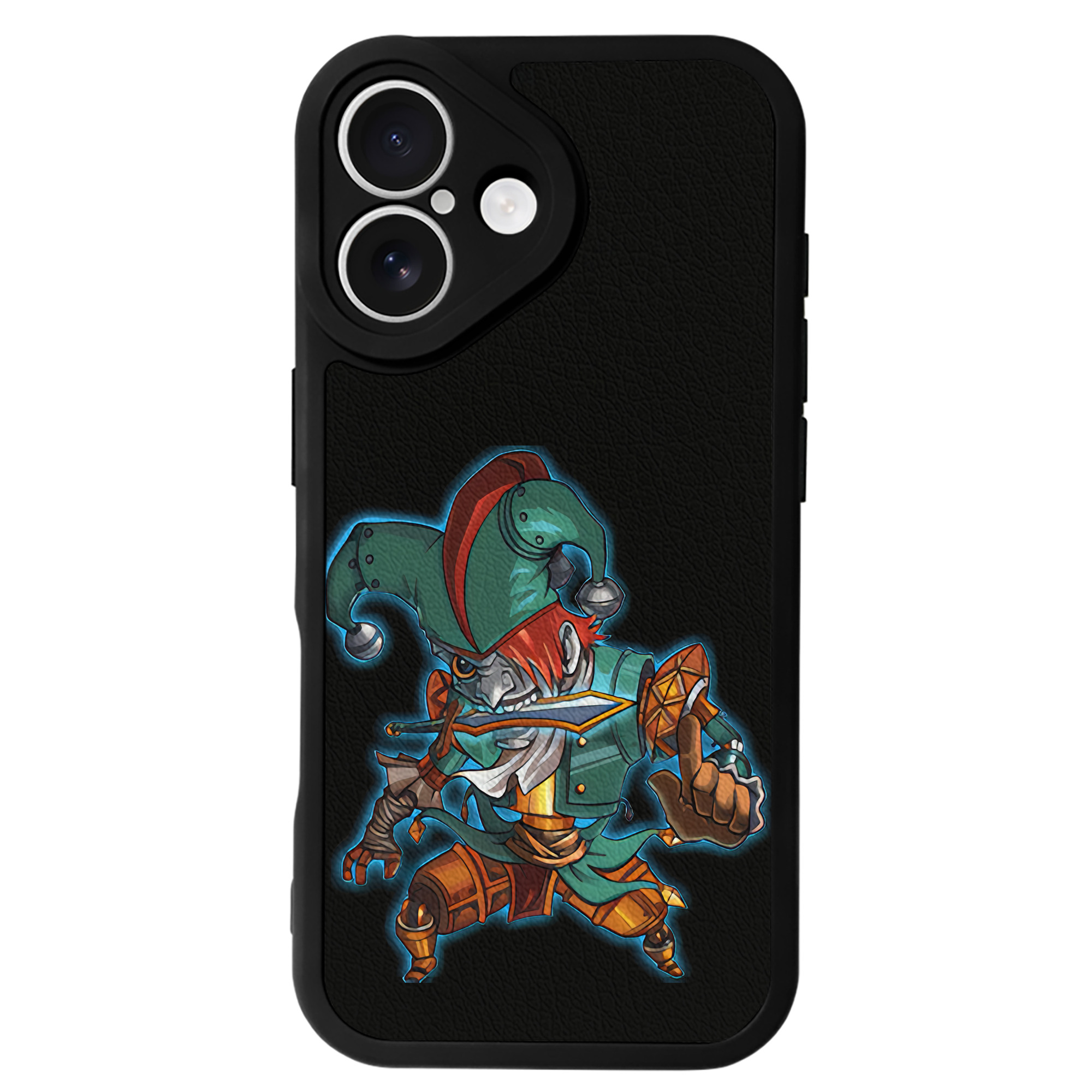 リーグ・オブ・レジェンド League of Legends LOL 【iPhone 16シリーズ対応】シリコンスマホケース（レザー調） 材質：シリコン